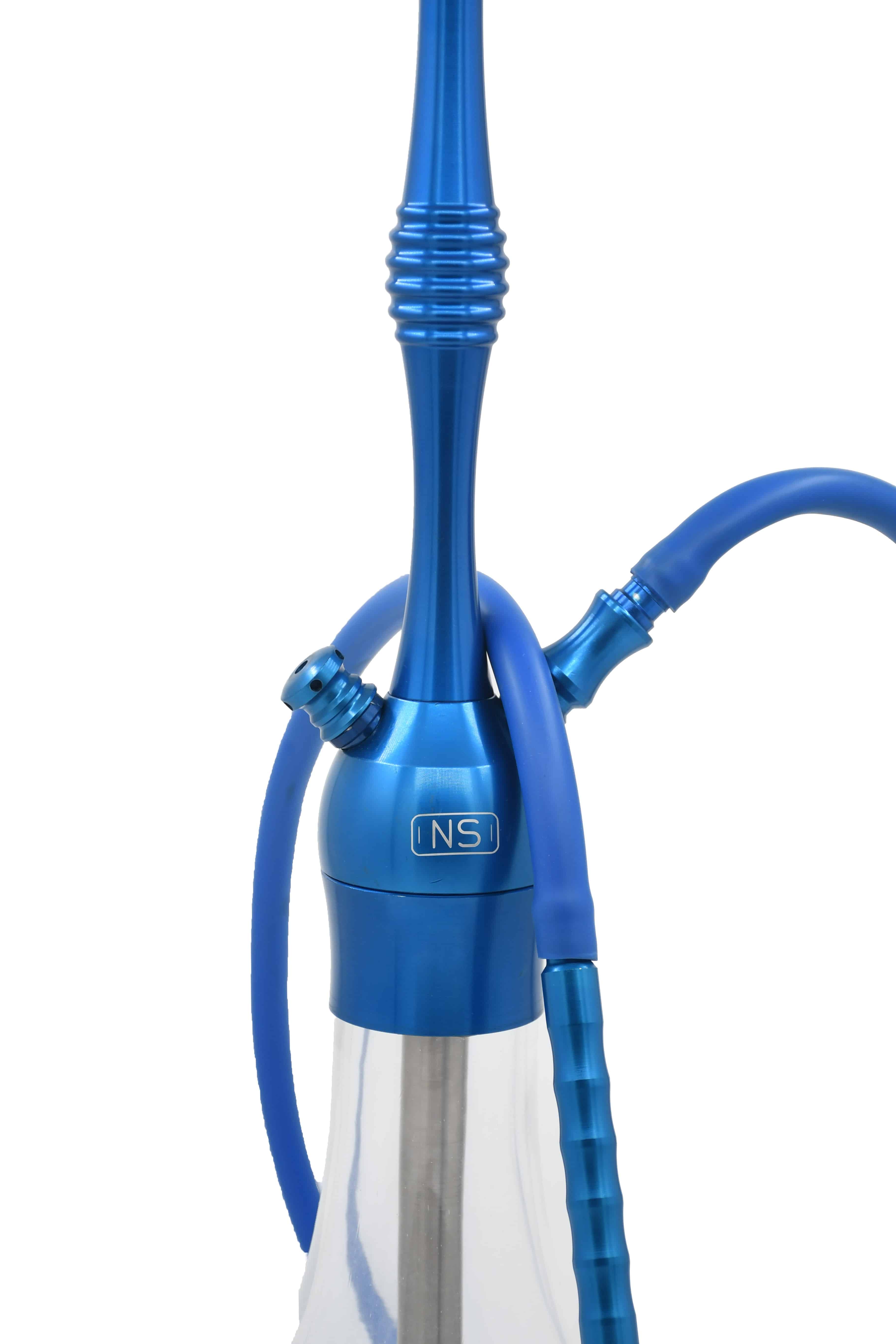 NS Mod02 Prestij Serisi Alüminyum Nargile Takımı Full Set – Mavi