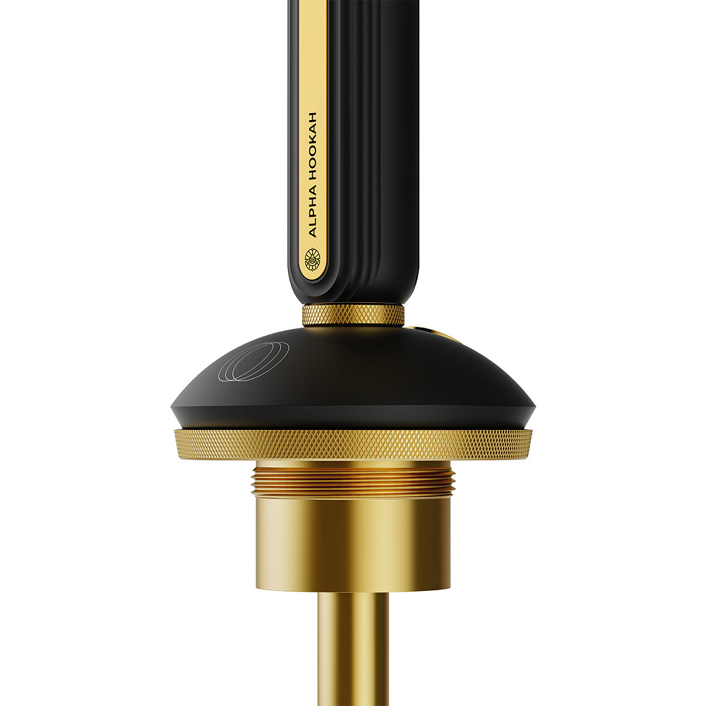 Alpha Echo Gold Noir Nargile Takımı