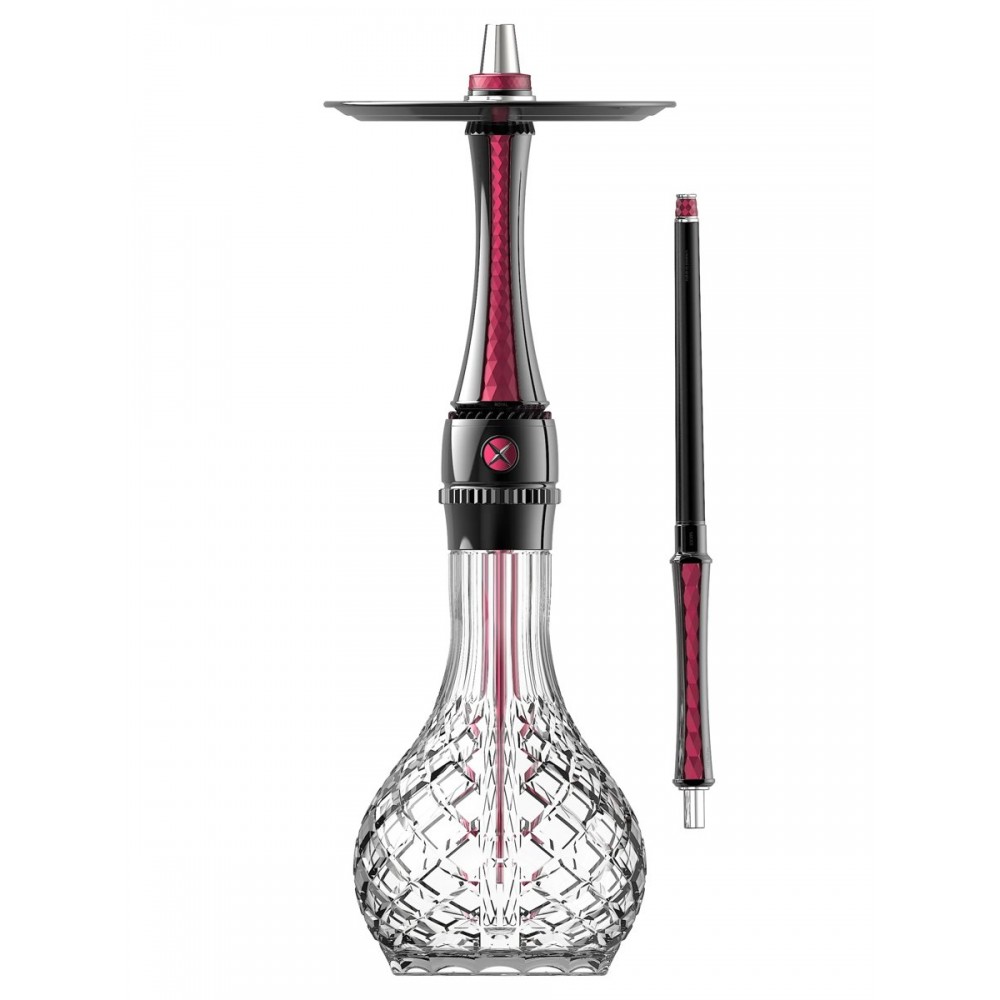 Maxx Royal Ruby Black Nargile Full Set