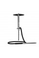 Darkside Ultima Grey Steel Nargile Takımı - Rus Premium Nargile