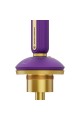 Alpha Hookah Echo Gold Jade Purple Mor Nargile Takımı 360 Tahliye
