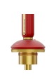 Alpha Hookah Echo Gold Ruby Red Kırmızı Nargile Takımı Gold Detaylı
