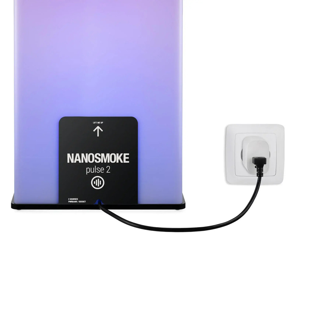 Nano Smoke Pulse 2 sese duyarlı LED aydınlatmalı nargile