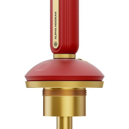 Alpha Hookah Echo Gold Ruby Red Nargile Takımı