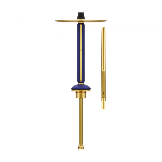 Alpha Hookah Echo Gold Sapphire Blue Nargile Takımı