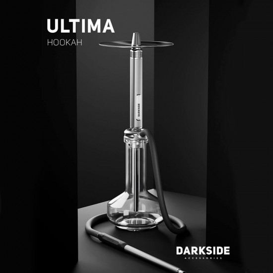 DarkSide Ultima Grey Steel Nargile Takımı