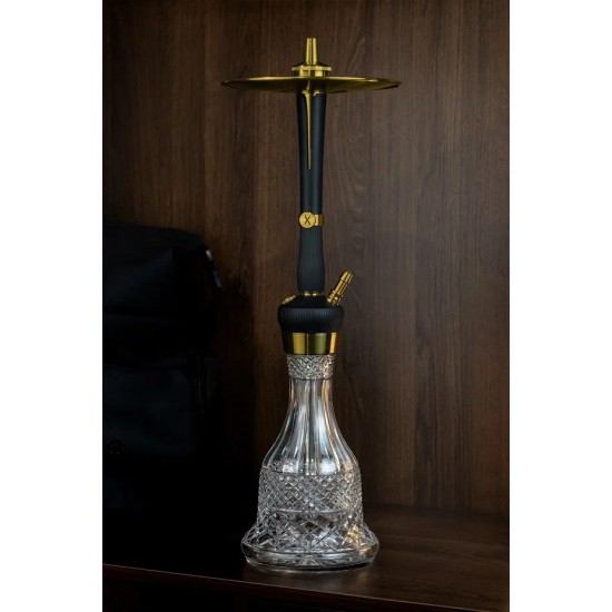 Hoob Enzo Gold Nargile Takımı Caesar Crystal Şişe