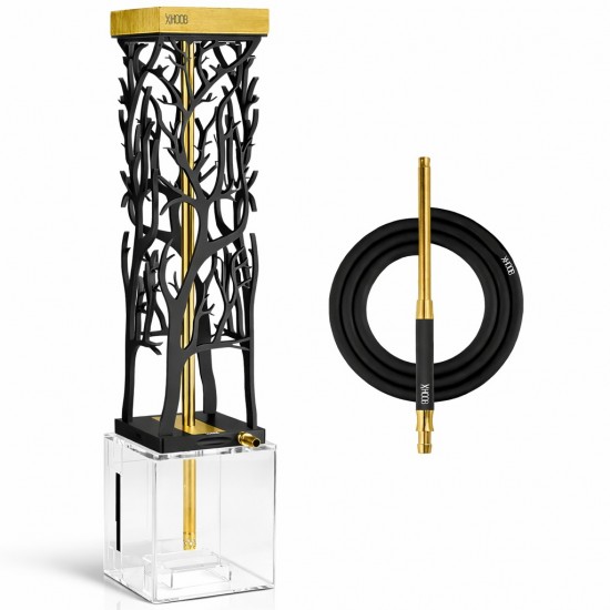 Hoob Leaf Black Gold Nargile Takımı