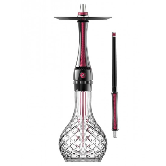 Maxx Royal Ruby Black Nargile Full Set
