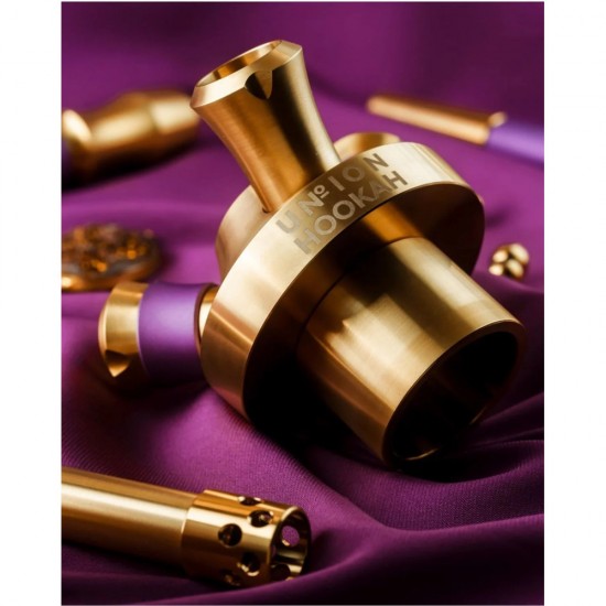 Union Fibonacci PVD Violet Velvet Nargile Takımı