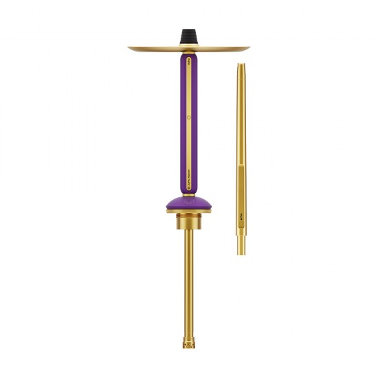 Alpha Hookah Echo Gold Jade Purple Nargile Takımı